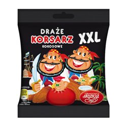 SKAWA DRAŻE KOKOSOWE KORSARZ XXL 130g