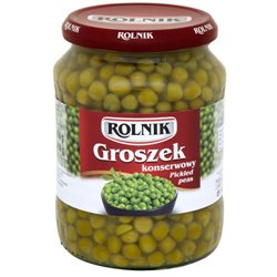 ROLNIK GROSZEK KONSERWOY SZKŁO 690g/720ml