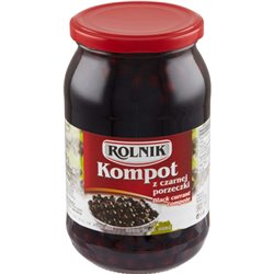 ROLNIK KOMPOT CZARNEJ PORZECZKI 850g/900ml