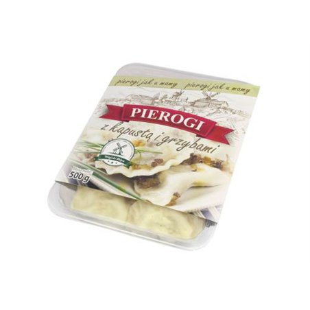 SWOJSCY DANIE PIEROGI Z KAPUSTĄ I GRZYBAMI 500g