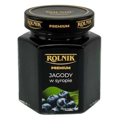 ROLNIK JAGODA W SYROPIE PREMIUM 314ml/320g
