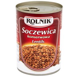 ROLNIK SOCZEWICA KONSERWOWA 400g/425ml