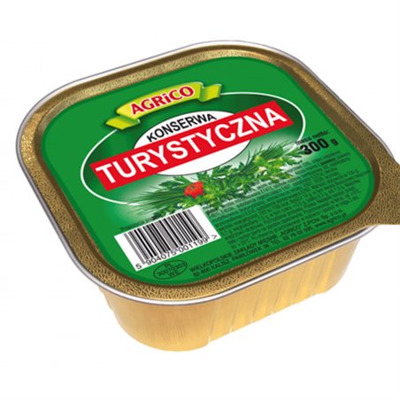 AGRICO KONSERWA TURYSTYCZNA KWADRATOWA 300g