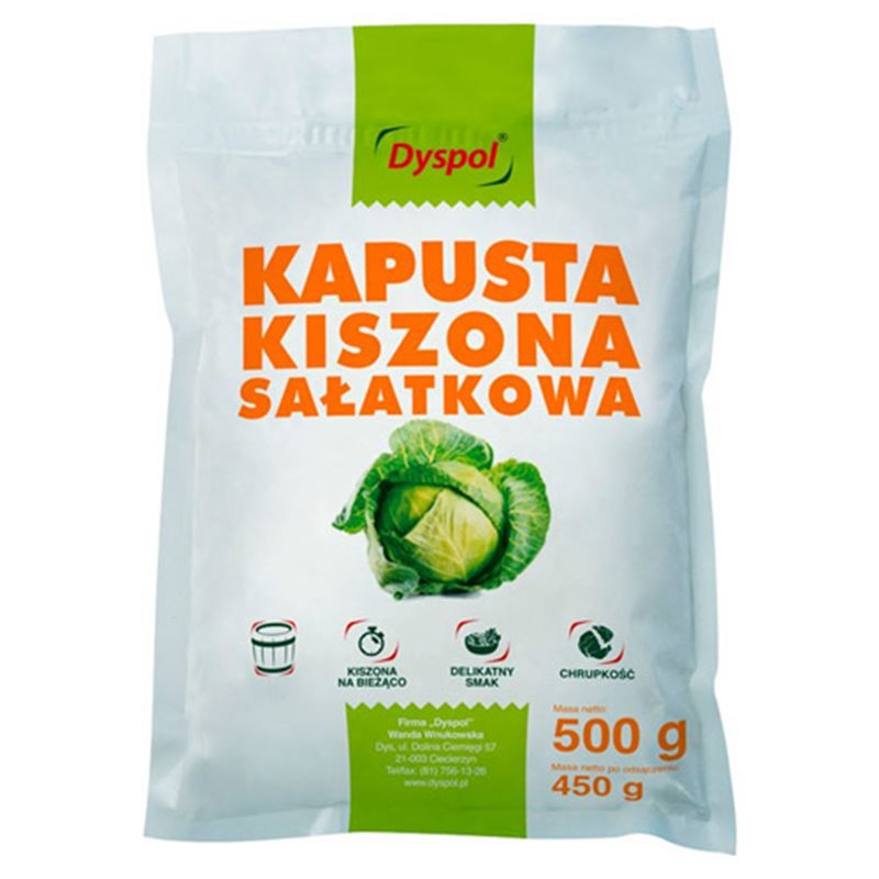 DYSPOL KAPUSTA KISZONA SAŁATKOWA FOLIA 500G