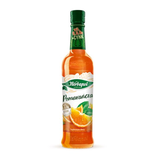 HERBAPOL SYROP POMARAŃCZA 420ml