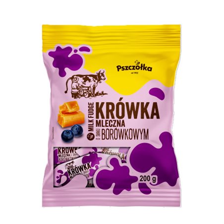 PSZCZÓŁKA CUKIERKI KRÓWKA MLECZNA BORÓWKA 200g