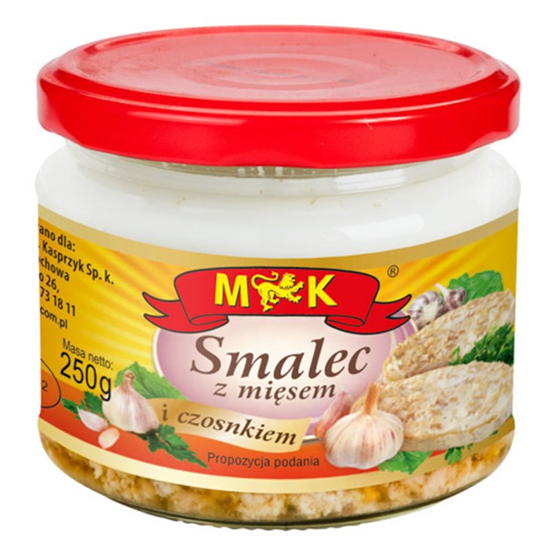 M&K KONSERWA SMALEC Z MIĘSEM I CZOSNKIEM 250g