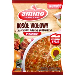 AMINO ZUPA BŁ ROSÓŁ WOŁOWY PIKANTNY 60g