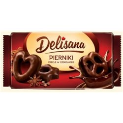 DELICPOL PIERNIKI DELISAN PRECEL W CZEKOLADZIE 400g