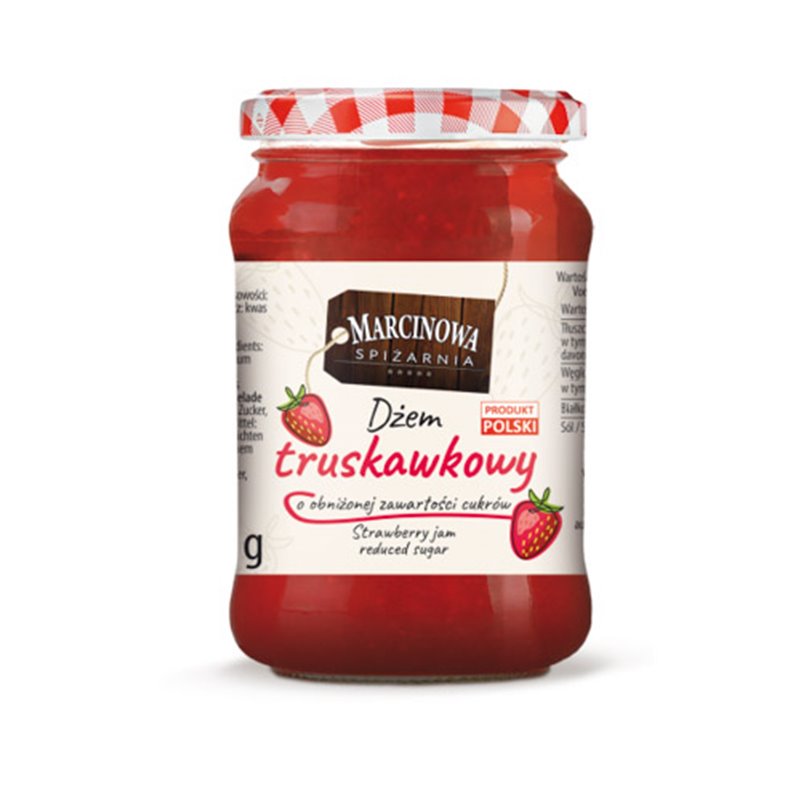 MARCINOWA DŻEM TRUSKAWKOWY 280g