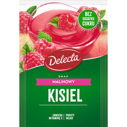DELECTA KISIEL MALINA 38g