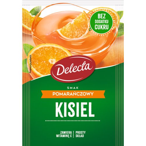 DELECTA KISIEL POMARAŃCZA 38g