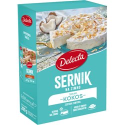 DELECTA CIASTO SERNIK NA ZIMNO KOKOSOWY 200g