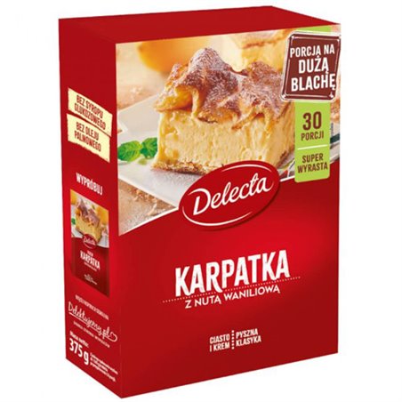 DELECTA CIASTO W PROSZKU KARPATKA + KREM. 375g