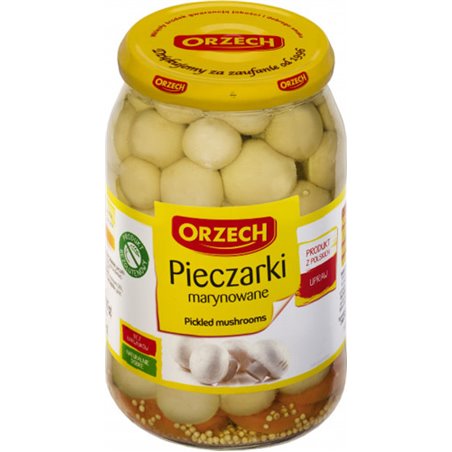 ORZECH PIECZARKI MARYNOWANE 760g