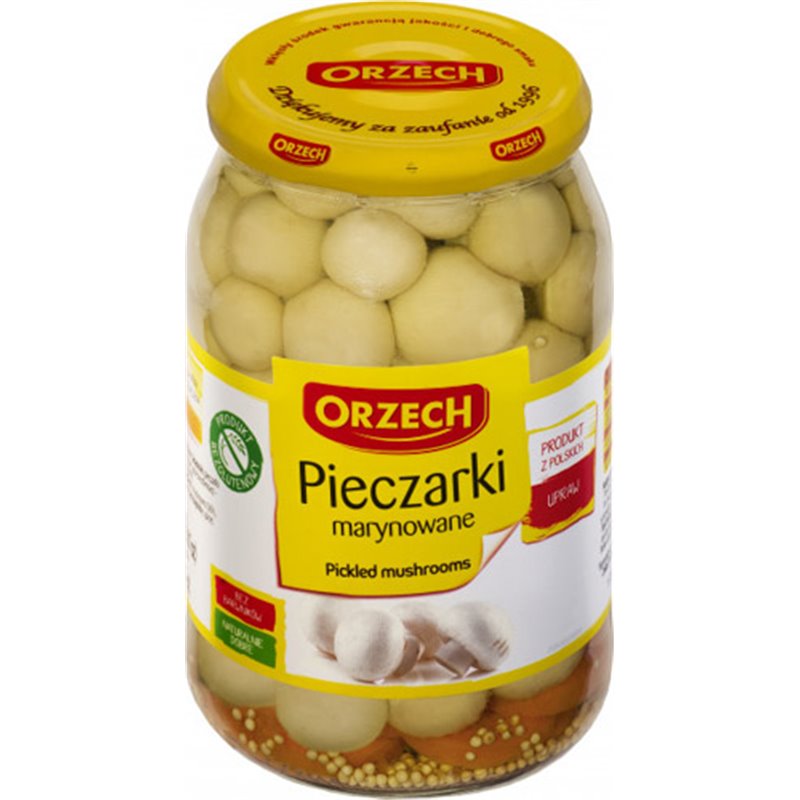 ORZECH PIECZARKI MARYNOWANE 760g
