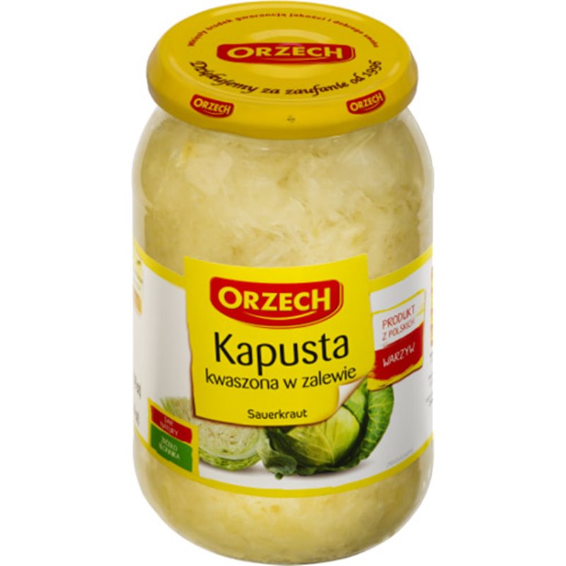 ORZECH KAPUSTA KWASZONA 850g