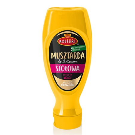 ROLESKI MUSZTARDA STOŁOWA 425g