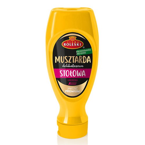 ROLESKI MUSZTARDA STOŁOWA 425g