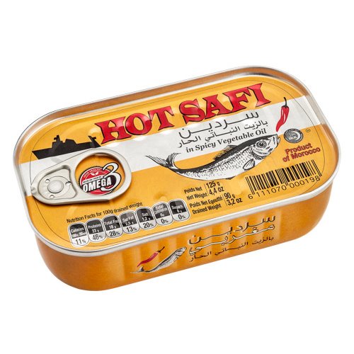 M&K RYBA SARDYNKA W OLEJU Z CHILI 125g