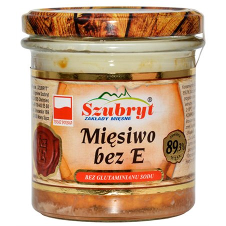 SZUBRYT SŁOIK MIĘSIWO BEZ "E" 300g