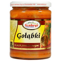 SZUBRYT DANIE GOŁĄBKI W SOSIE POMIDOROWYM 480g