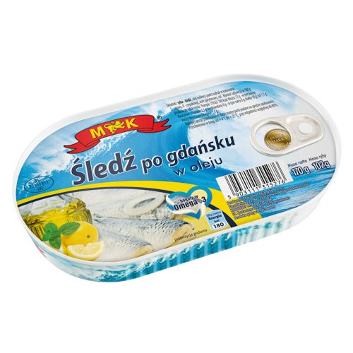 M&K RYBA ŚLEDŹ W OLEJU PO GDAŃSKU 170g