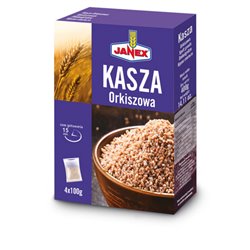 JANEX KASZA ORKISZOWA 4x100g 400g