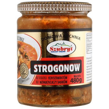 SZUBRYT DANIE STROGONÓW 480g
