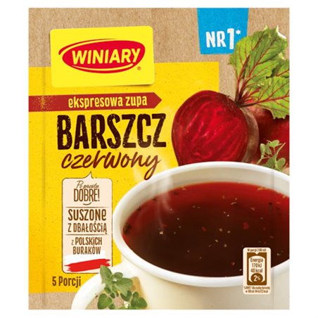 WINIARY ZUPA BARSZCZ CZERWONY INSTANT 60g
