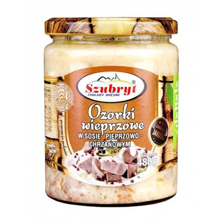 SZUBRYT DANIE OZORKI W SOSIE CHRZANOWYM 480g
