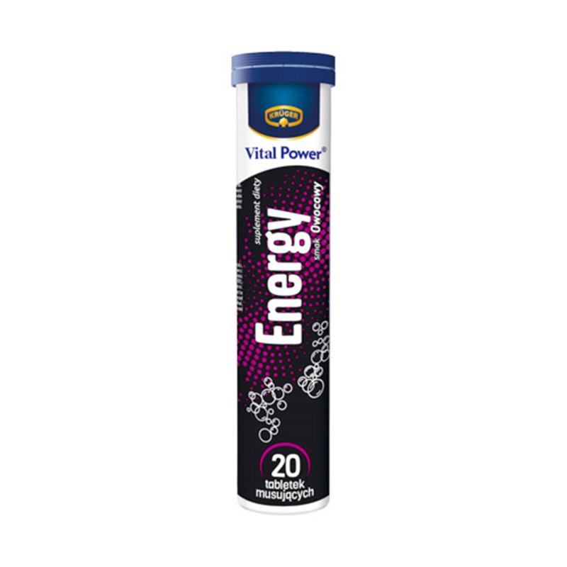 KRUGER TABLETKI MUSUJĄCE WITAMINY ENERGY 90g