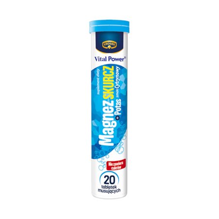 KRUGER TABLETKI MUSUJĄCE MAGNEZ+ POTAS SKURCZ 80g