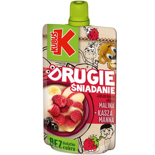 KUBUŚ MUS DRUGIE ŚNIADANIE MALINA 100g