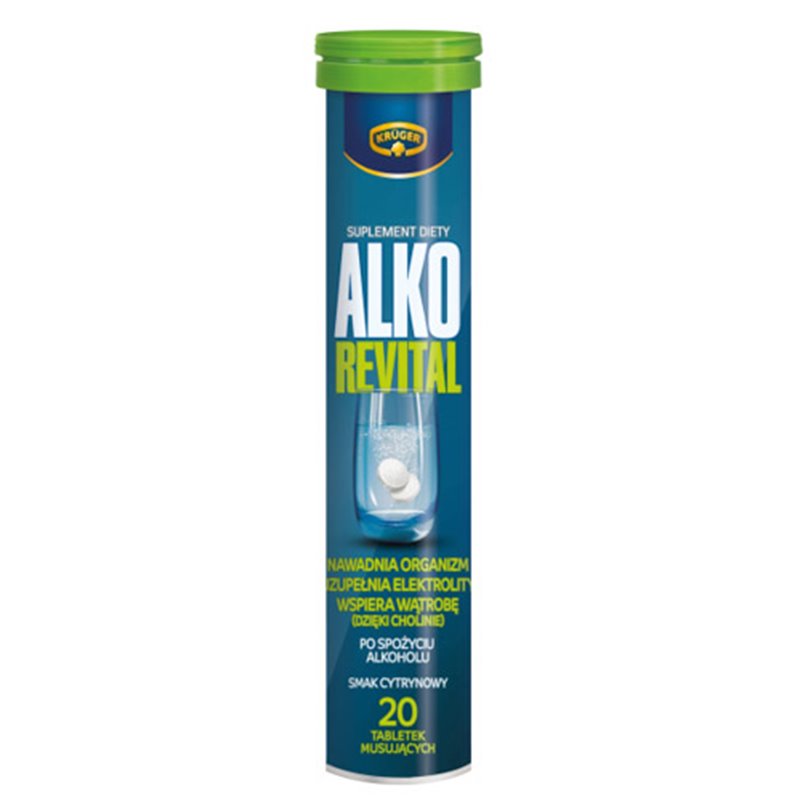 KRUGER TABLETKI MUSUJĄCE ALKO REVITAL 82g
