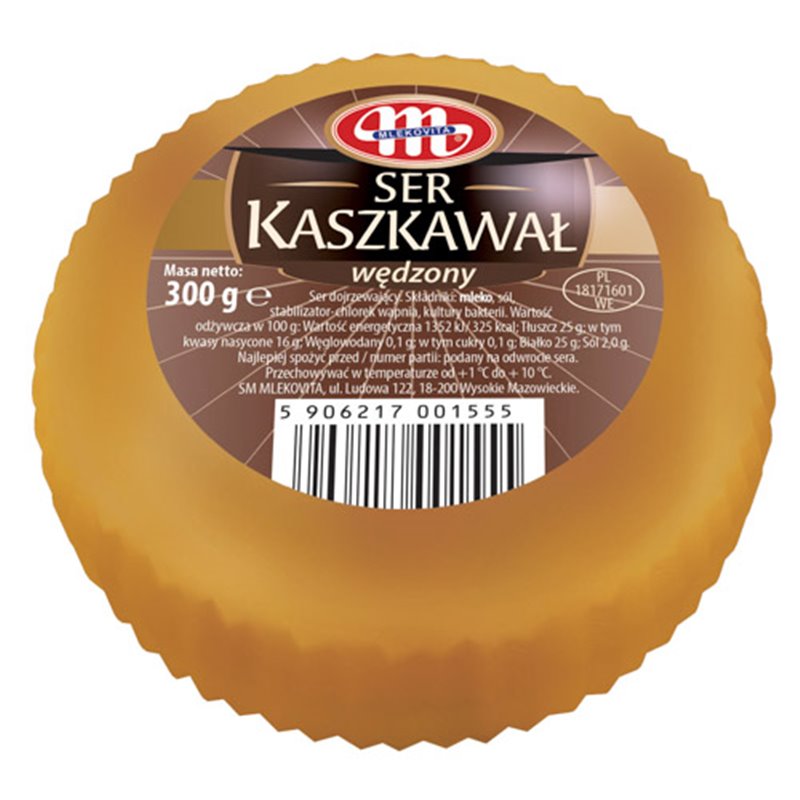 MLEKOVITA SER KASZKAWAŁ WĘDZONY 300g