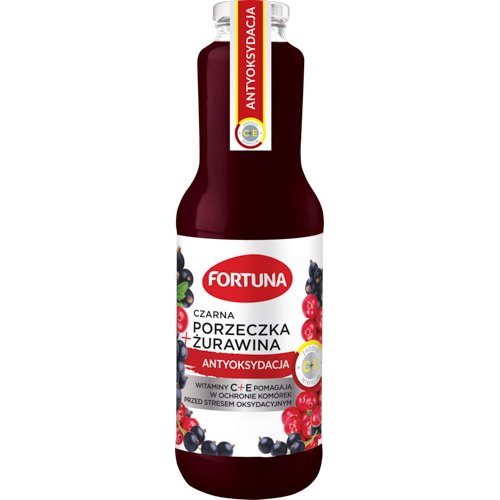 FORTUNA SOK SONDA VITA CZARNA PORZECZKA Z ŻURAWINĄ 1L