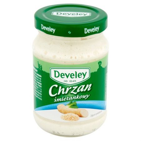 DEVELEY CHRZAN TARTY ŚMIETANKOWY 170g