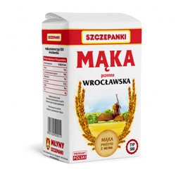 SZCZEPANKI MĄKA PSZENNA WROCŁAWSKA TYP500 1kg