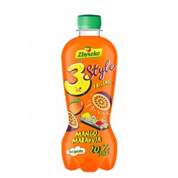ZBYSZKO NAPÓJ 3 STYLE MANGO MARAKUJA 400ml