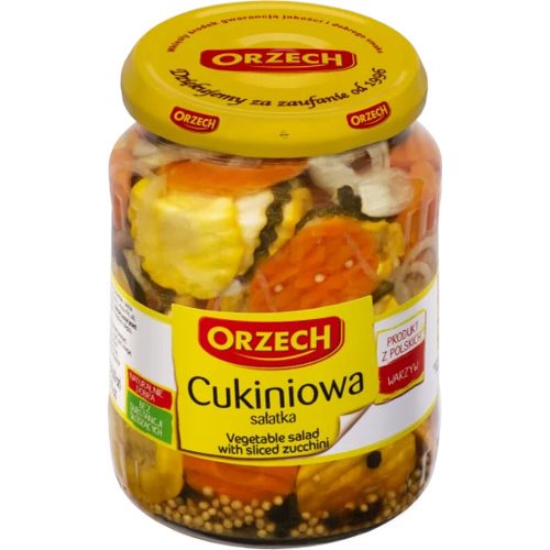 ORZECH SAŁATKA CUKINIOWA SŁODKA 670g