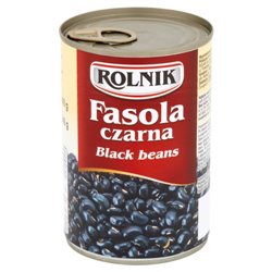 ROLNIK FASOLA CZARNA KONSERWA 240/400g
