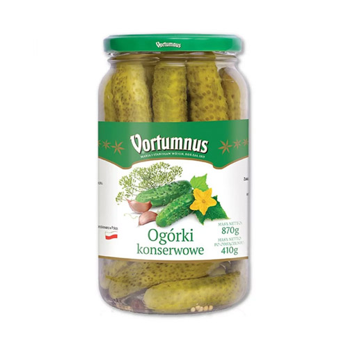 VORTUMNUS OGÓRKI KONSERWOWE 870g