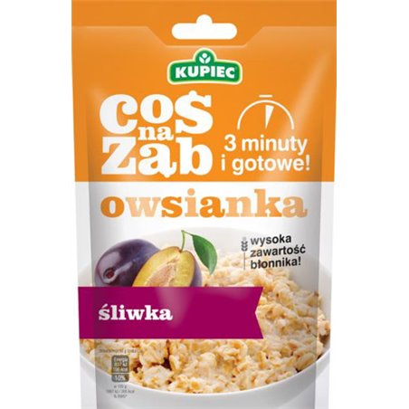 KUPIEC OWSIANKA COŚ NA ZĄB Z ŚLIWKAMI 50g