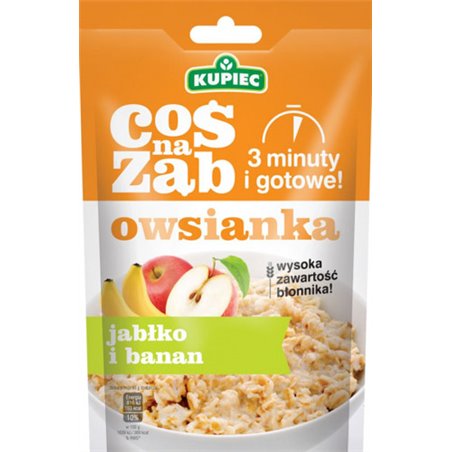 KUPIEC OWSIANKA COŚ NA ZĄB JABŁKO I BANAN 50g