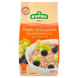 KUPIEC PŁATKI ORKISZOWE PEŁNOZIARNISTE 200g
