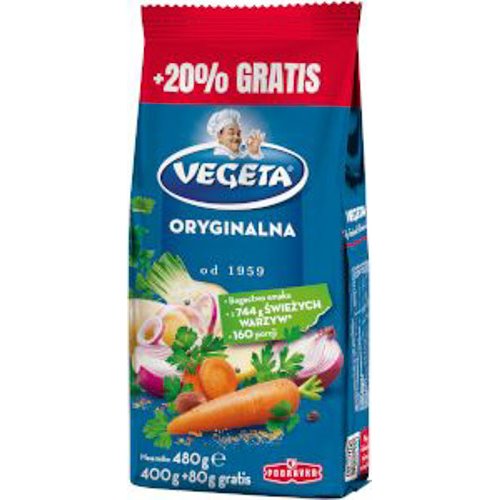 PODRAVKA PRZYPRAWA VEGETA 400g+20% 480g