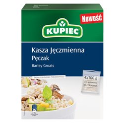 KUPIEC KASZA JĘCZMIENNA PĘCZAK 4x100g 400g