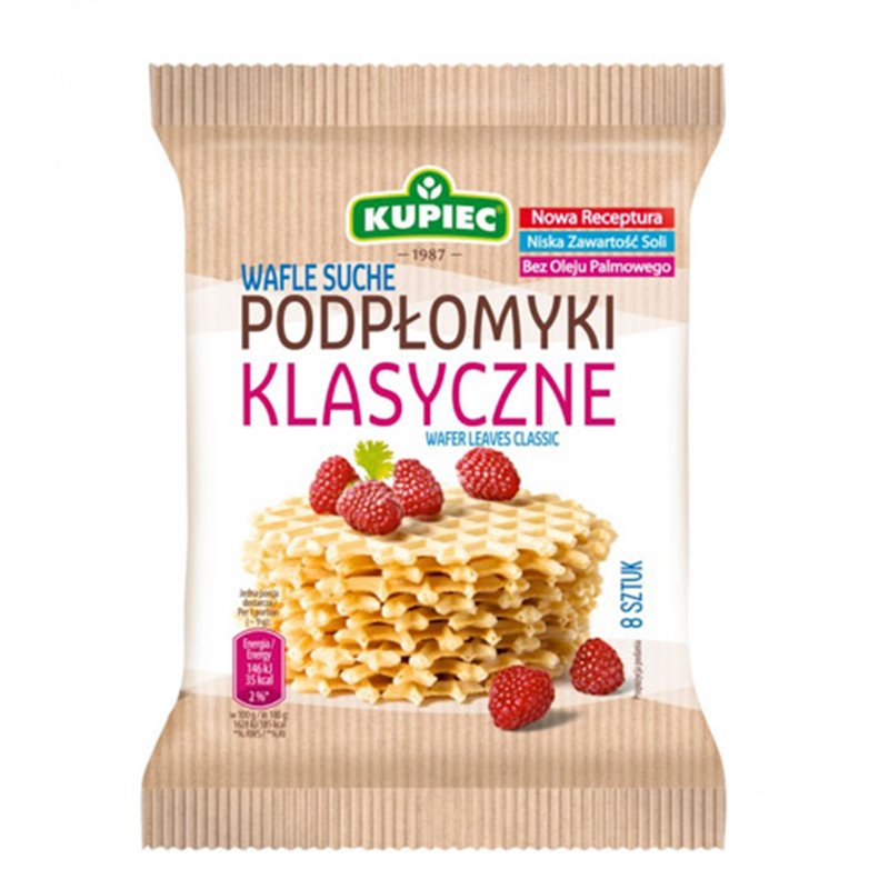 KUPIEC WAFLE POPŁUMYKI Z CUKREM 70g