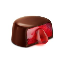 VOBRO ΚΑΡΑΜΕΛΕΣ JELLY DOT IN CHOCOLATE ~3κιλ